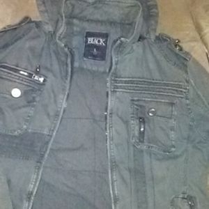 Buckle black slim fit jacket SzL